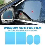 2 Pcs Clear Rainproof Film Sticker Car Rearview Mirror Waterproof Anti Fog Film Auto Driving Safety Accessories