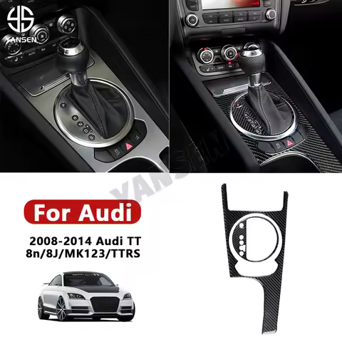 Car Center Console Gear Shift Frame Trim Cover For Audi 2008-2014 TT 8n 8J MK123 TTRS Car Accessorie