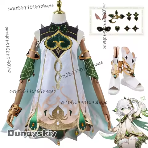 Nahida Genshin Cosplay Game Genshin Impact Nahida Lesser Lord Kusanali Cos Costume With Dress Wig 20