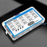 【Countless.sg】TO-92 Transistor Kit 30-160V Transistor Kit Assortment Box 50-1000mA NPN/PNP A1015 C18