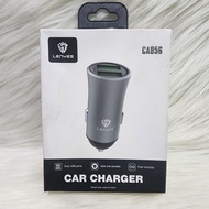 Car Saver Charger 2 Usb Ports Metal Body LENYES CA856