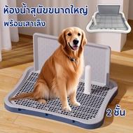 Large 2-Storey Dog Toilet Pole For Children To Aim Tray