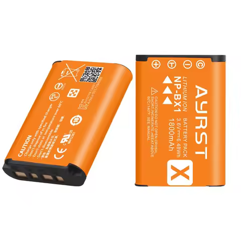 NP-BX1 NPBX1 1800mAh Battery for SONY Vlog ZV-1 RX100VII RX100IV RX100III RX1RII HDR-AS200 AS300 FDR