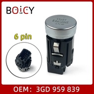 BOICY Engine Start Stop Button Switch for VW Passat B8 CC 3GD959839 3GD 959 839 3GD959839WZU