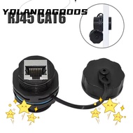 YOLA RJ45  Connector, IP68 Waterproof Shielded Cat6A RJ45  Connector, Ethernet Bridge Joint Circular