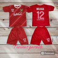 Jersey Bola Timnas Indonesia Setelan Gratis Sablon Nama, Baju Futsal, Kaos Bola, Pakaian Olahraga An