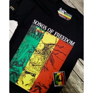 BOB MARLEY SONGS OF FREEDOM MKH BLACK T-SHIRT