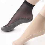 Ready Stock Stockings Ankle Socks Women Anti-Slip Cotton Sole Ankle Stockings