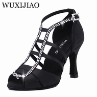 hot【DT】 WUXIJIAO Silk Latin Shoes Tango Ballroom Dancing Wear-resistant Sneaker