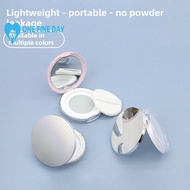 Loose Powder Case Container With Puff Travel Make Up Cosmetic Container Powder Compact R3y6