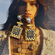 Chanel 香奈兒 金色香水樽耳針耳環 I222