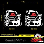 PROTON PERSONA & GEN2 (FRONT) STICKER 1PCS #proton #persona #gen2