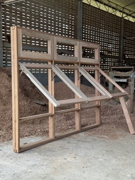 **ส่งฟรีส่งไว**ขนาด 188*138 วัดนอก หน้าต่างกระทุ้ง3ช่องขนาดใหญ่ ขนาด60*69 ซม. กระจกติดตาย6ช่อง ติดวิ