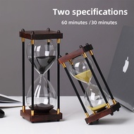30/60Minutes Timer Hourglass Colorful Glass Decor Kids New Timer Clock Minutes Hourglass Sand Home H