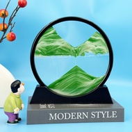 Creative 3D Dynamic Sand Painting Hourglass Decor