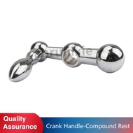 Crank Handle Compound Rest Three Ball Handle for SIEG C3&C2-086B&Grizzly G8688&Grizzly G0765&JET BD-