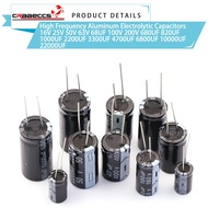 16V 25V 50V 63V 68UF High Frequency Capacitor 100V 200V 680UF 820UF 1000UF 2200UF 3300UF 4700UF 6800