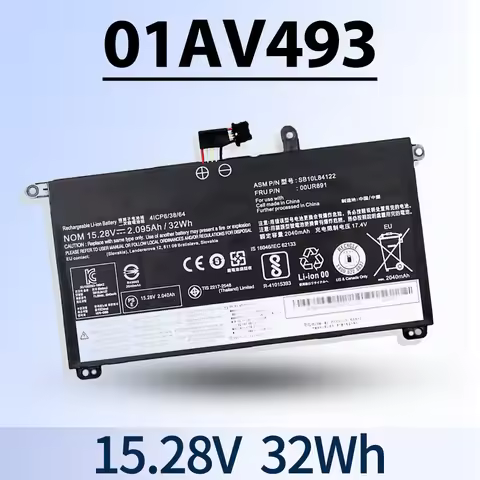 01AV493 00UR891 SB10L84122 Battery for Lenovo ThinkPad T570 T580 P51S P52S ytpe 20H9 20HA 20JX 20JW 