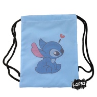 Stitch Mesh Bag Lilo and Stitch Love String Bag Stitch Jumba Jokiba Lopez Drawstring Bag