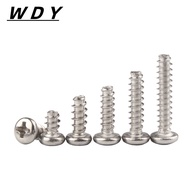 [WDY] M3.5/m4/m5/m6 SUS304 Round Head Flat Tail Self-Tapping Screw Wooden Screw Screw