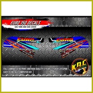▨ ⌚ ➞ EURO 150 Gas tank Decals sticker