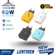 LENTIVEN USB Type C fast charging Charger Adapter 40W Charger Head