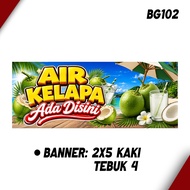 SET PREMIUM BANNER & BUNTING AIR KELAPA