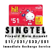 SingTel Prepaid Main Account