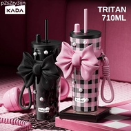 good promo KADA Tumbler Water Bottle Plastic Tumbler (24OZ) with Straw Wide Mouth Cap Lid Tumbler