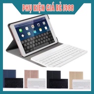 Ipad leather case with Bluetooth Keyboard for ipad 2018/2017/pro9.7/ air2/ air Smart Keyboard