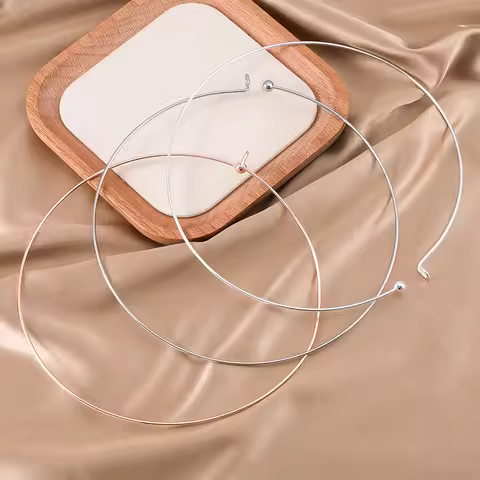 1/5pcs/lot Copper Wire Four Color Choker Collar Memory Metal for DIY Necklaces Supplies Jewelry Find