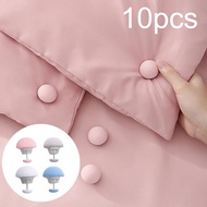 10pcs Mushroom Quilt Cover Macaron Non-slip Quilt Blanket Clip Nordic Bed Sheet Blanket Clip Bedroom