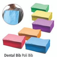Dental Polibib contains 125 pcs Dental bib Tissue Bib