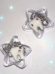 Wings Teeth Stars Metal Accessories