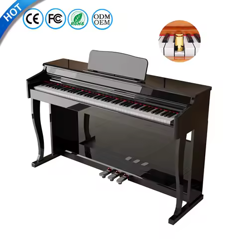 BLANTH Digital Piano 88 Key Weighted Digital Piano Professionnel Keyboard Electronic Piano Digital M