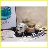 ▤ ♟ ✢ NEW! Coffee &amp; Vanilla Essential Oil Scented Candle (Feliz Hand Poured Candles)