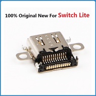 [Enjoy the small store] 100ใหม่สำหรับ Nintendo Switch Lite ชาร์จพอร์ต Type C ซ็อกเก็ตชาร์จไฟสำหรับ NS Switch Lite คอนโซลอะไหล่