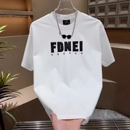 2025 2026 Summer Loose Printing Fashion cod Trendy Five-point Net New Style Sleeve Trendy Men ins Sh