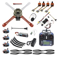 QWinOut DIY FPV Drone Quadcopter 4-axle Aircraft Kit: F450 Frame + PXI PX4 Flight Control + 920KV Mo