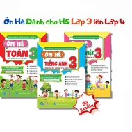 Book - Summer Review Combo Math, Vietnamese, English Grade 3 (For students from 3rd grade to 4th gra