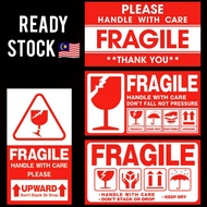 100 PCS STIKER FRAGILE MURAH STICKER FRAGILE BORONG