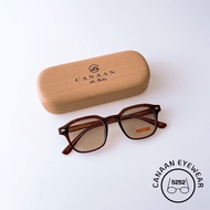 แว่นตากันเเดดเปลี่ยนสี ทรงวินเทจ แว่นตากันแดด UV400 แบรนด์ Canaan #5252