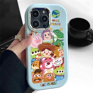 Toy Story Character Metal Frame Fat Tou iPhone Phone Case 15promax/14/1311/xs/xriPhone1 Apple 12 Phone Case 11 Female xs/xr Soft 8plus Shock-resistant G2OW