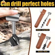 Hand Auger Wood Drill Scotch Eye Hand Wood Auger Drill Bit 10inch Portable Manual Auger Drill Surviv