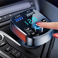Car FM Transmitter Bluetooth 5.0 Handsfree Car Kit Audio MP3 Modulator 3.1A Player Audio Receiver 2 
