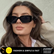 (JIUERBA) Western Retro Style Oval Sungalsses for Women Candy Color Vintage Shades for women