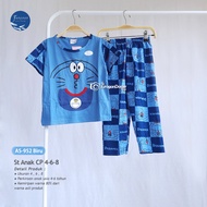 Baju Tidur Anak Perempuan Forever Sweet Piyama CP Anak Bahan Kaos Usia 4-6 Tahun