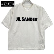 Jil Sander J02GC0001 White Front Logo T-Shirt L