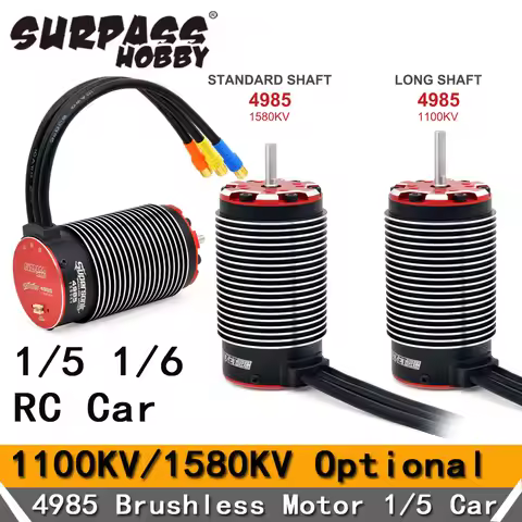 Surpass Hobby Supersonic 4985 1100KV 1580KV Brushless Motor for X-MAXX ARRMA 1/5 1/6 RC Monster Truc
