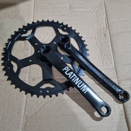 Crank Fixie seli 48T Arm 165MM BB Box single speed Steel